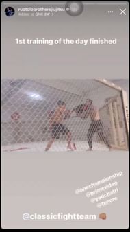 Screenshot of Kade Ruotolo’s IG Story
